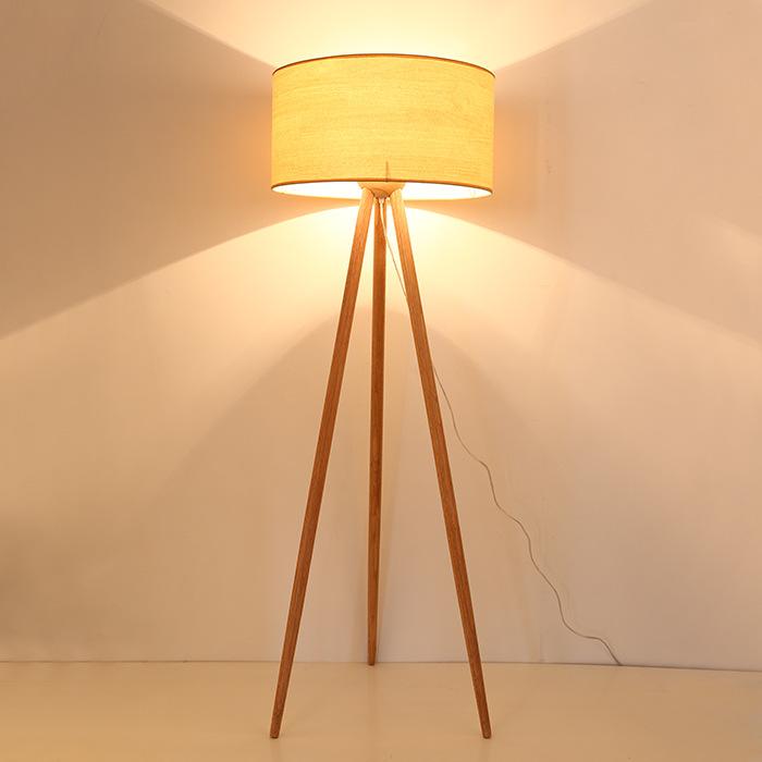 Oak Floor/Desk Lamp