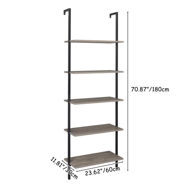 Industrial Ladder Bookcase