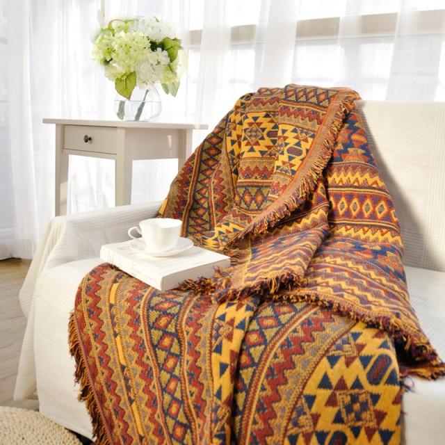 Boho Style Throw Blanket