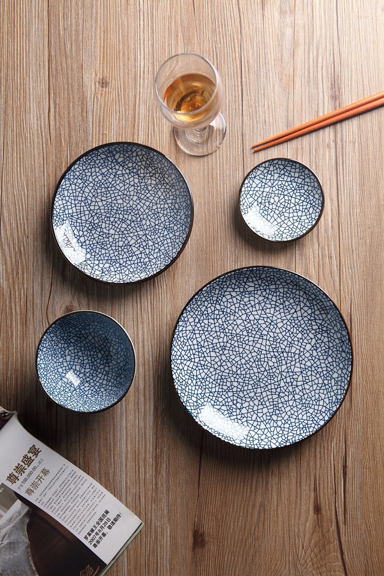 Japanese Style Ceramic Dinner Plates