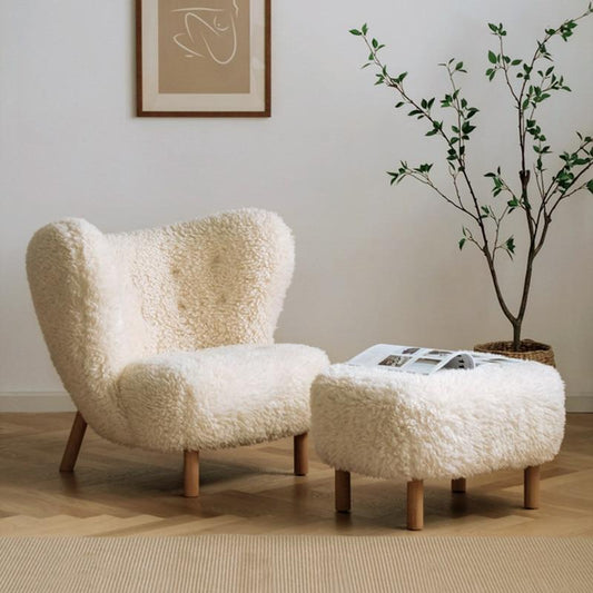 Cashmere Lounge Chair & Ottoman