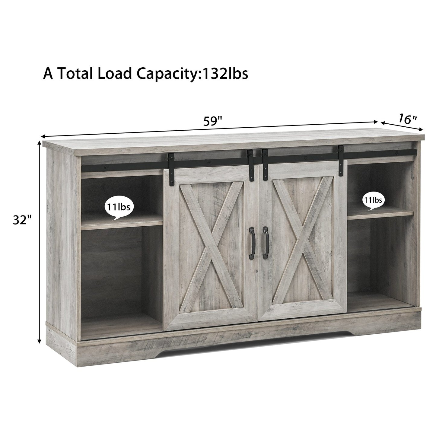 Farmhouse TV Stand