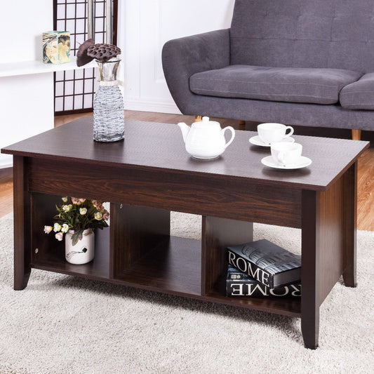 Lift Top Coffee Table w/ Hidden Compartment