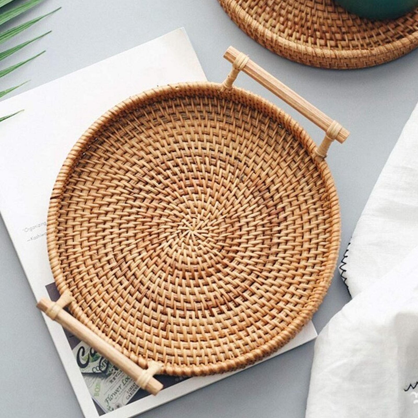 Rattan Handwoven Serving Tray