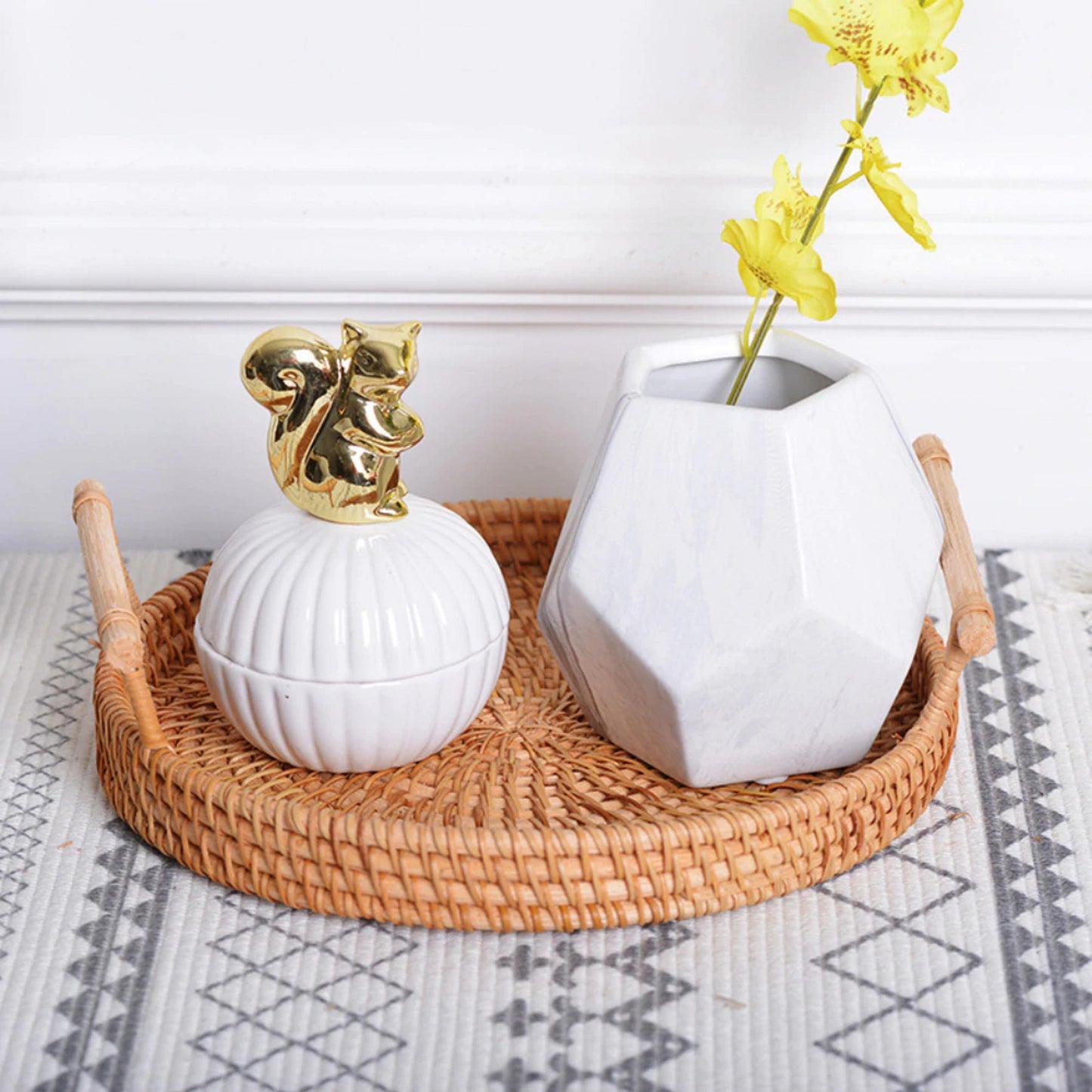 Rattan Handwoven Serving Tray